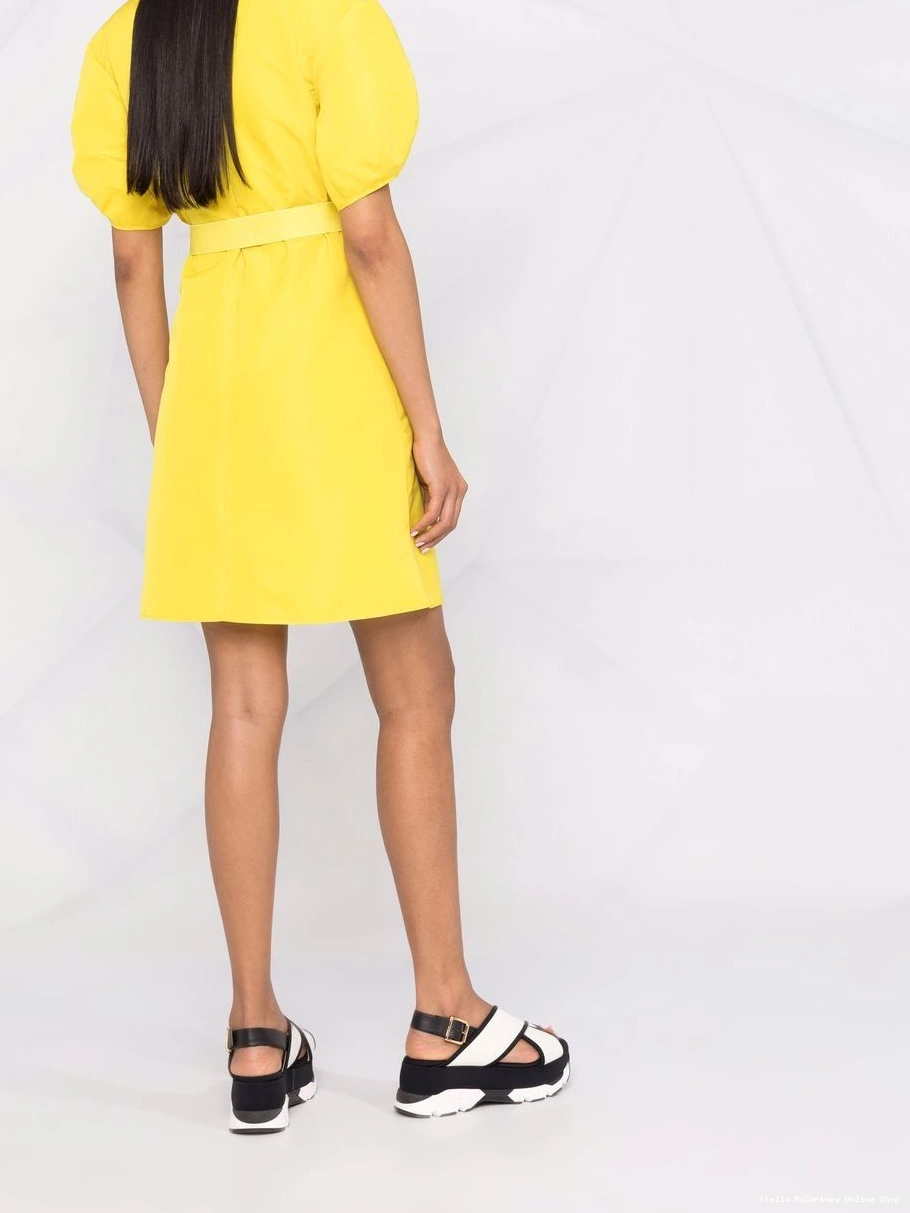 Cheap belted Stella McCartney dress puff-sleeve Women 0325